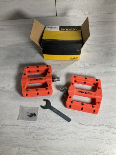 BIKEIN PRO Mountain Bike Pedals Platform Flat Pedal Sealed Bearing Nylon Pedals (6922760716471)